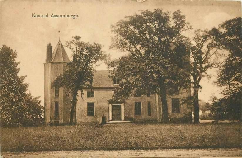377-475-005 Heemskerk Kasteel Assumburgh, Verzamelen, Ansichtkaarten | Nederland, Noord-Holland, Voor 1920, Verzenden