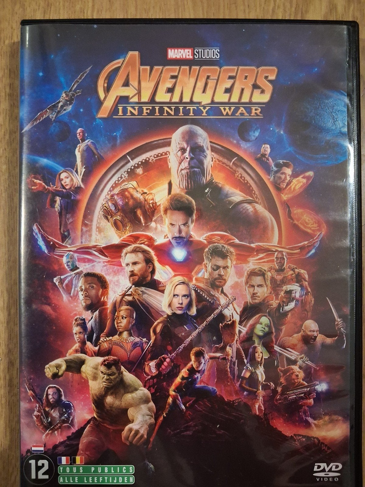 Avengers Infinity War.( Marvel Studio's (Dvd), Vanaf 12 jaar, Ophalen of Verzenden, Zo goed als nieuw