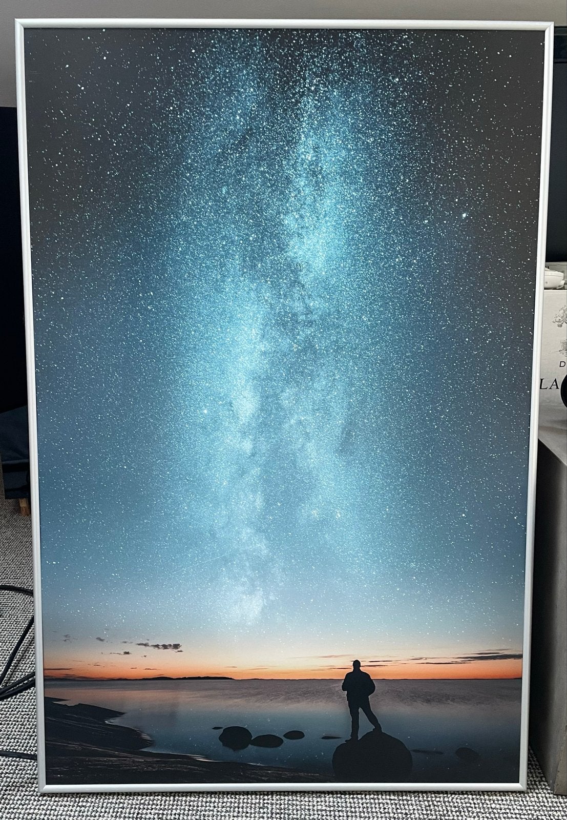 Infrarood verwarmingspaneel 800W met sterrenhemel print, Ophalen of Verzenden, Zo goed als nieuw, 800 watt of meer, Radiator