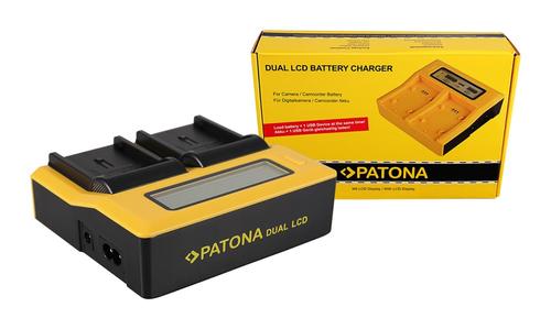 Dual LCD USB Charger JVC BNV408 BN-V408, Verzenden, Nieuw