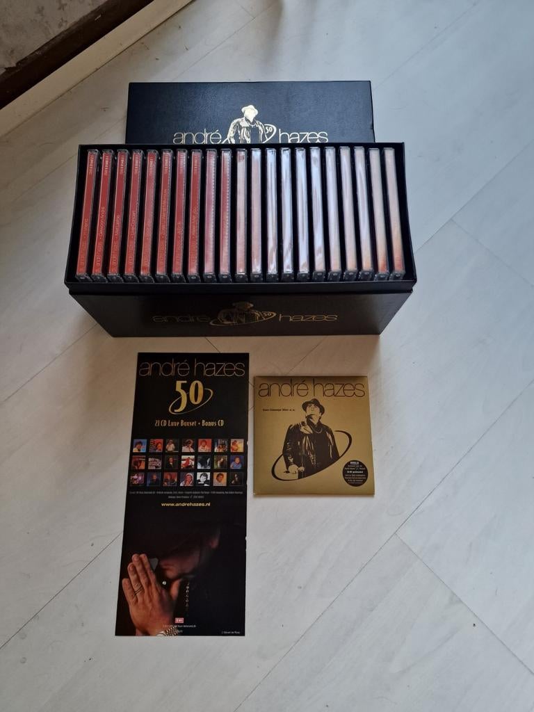André Hazes 50 - 21 CD Luxe Boxset + Bonus CD, Cd's en Dvd's, Ophalen of Verzenden