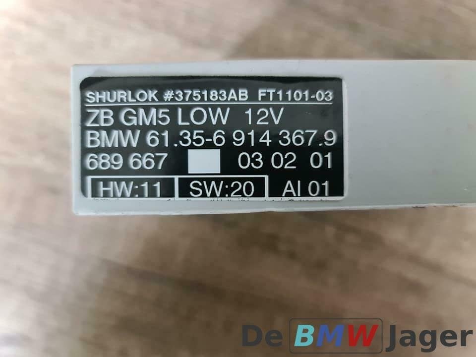 Body control module basis GM5BMW 3-serie E46 61356914367, Gebruikt, Ophalen of Verzenden, BMW, BMW
