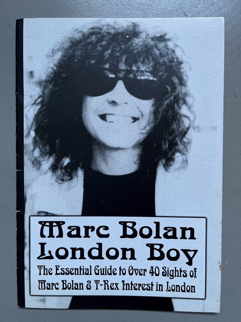 Marc Bolan London Boy Guide book boek met routes T.Rex, Boeken, Ophalen of Verzenden, Zo goed als nieuw, Artiest