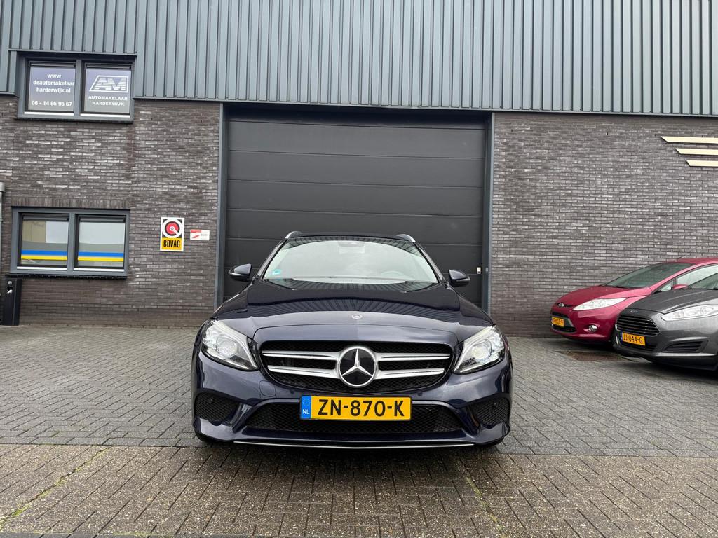 Mercedes-Benz C-Klasse Estate 180 Business Solution Plus Upg, Automaat, Blauw, Leder en Stof, C-Klasse