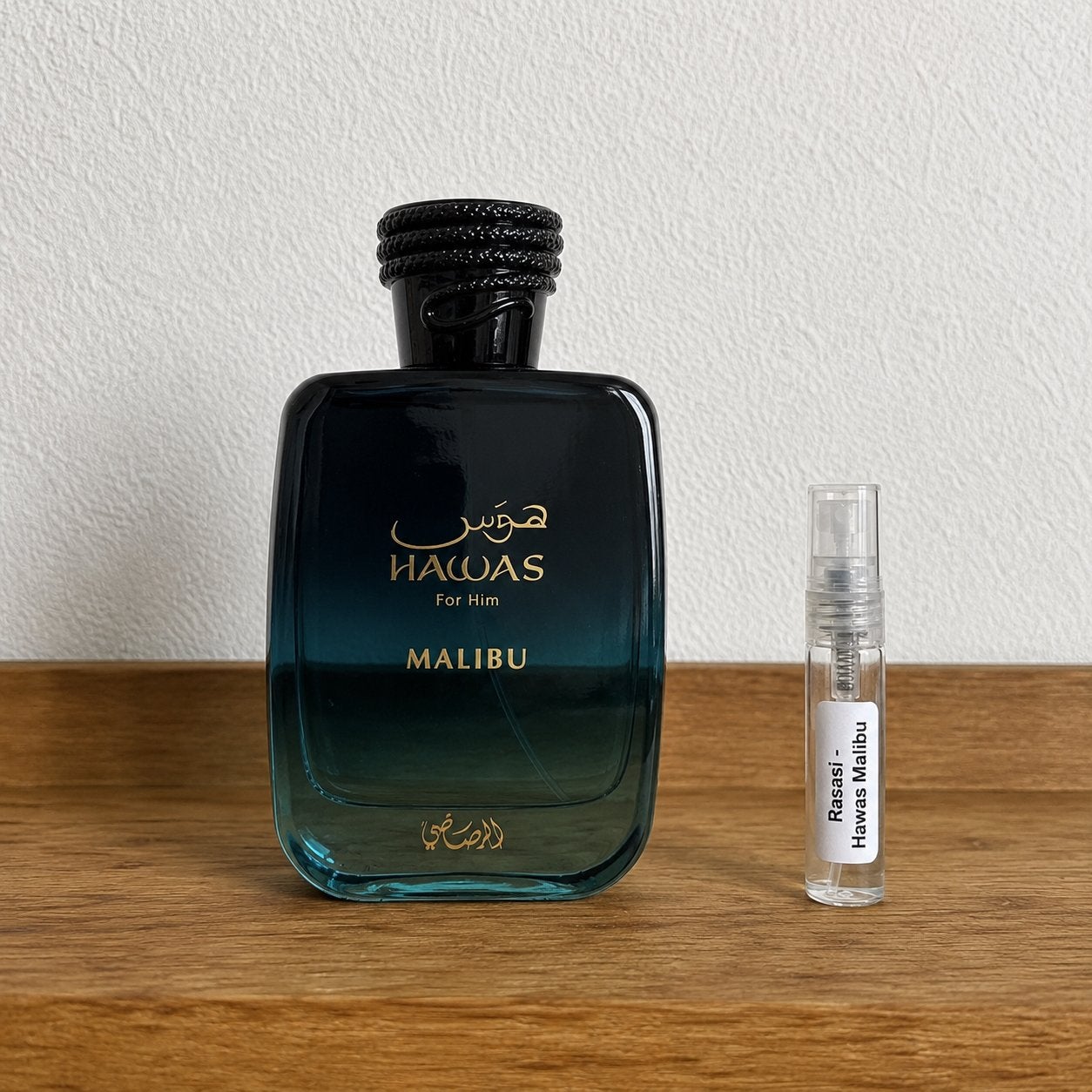Rasasi - Hawas Malibu samples 1-5ml, Ophalen of Verzenden, Zo goed als nieuw