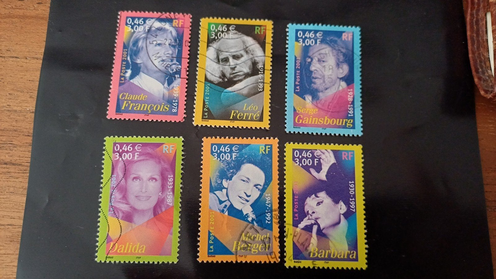 Frankrijk,  2001, zangers, Ophalen of Verzenden, Gestempeld