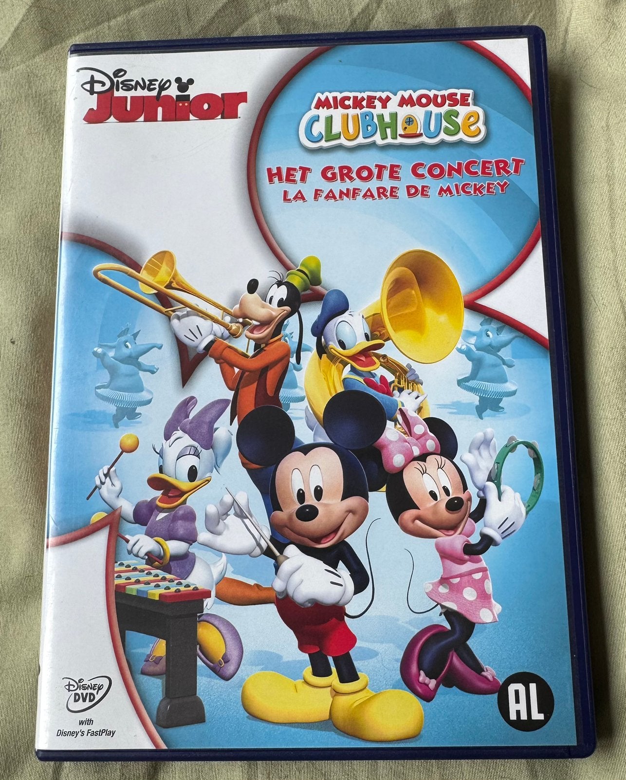 Dvd Mickey Mouse Clubhouse - Het grote concert, Nederlands, Animatie, Nederlands, Ophalen of Verzenden