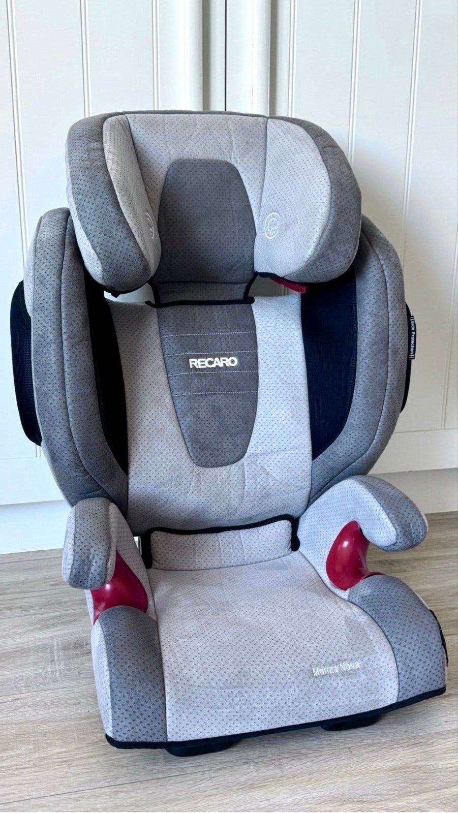 Recaro Monza Nova 2 Seatfix Shadow autostoel maxi cosi, Kinderen en Baby's, 15 t/m 36 kg, Zijbescherming, Zo goed als nieuw, Isofix