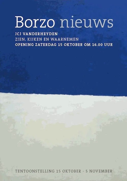Te koop gevraagd Borzo nieuws JCJ Vanderheyden, Ophalen of Verzenden, Zo goed als nieuw, Schilder- en Tekenkunst