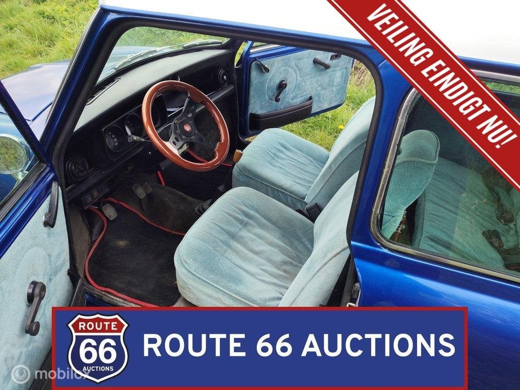 Austin Mini 1000 | 1983 | Route 66 Auctions, Auto's, Austin, Overige carrosserieën, Zwart, Bedrijf