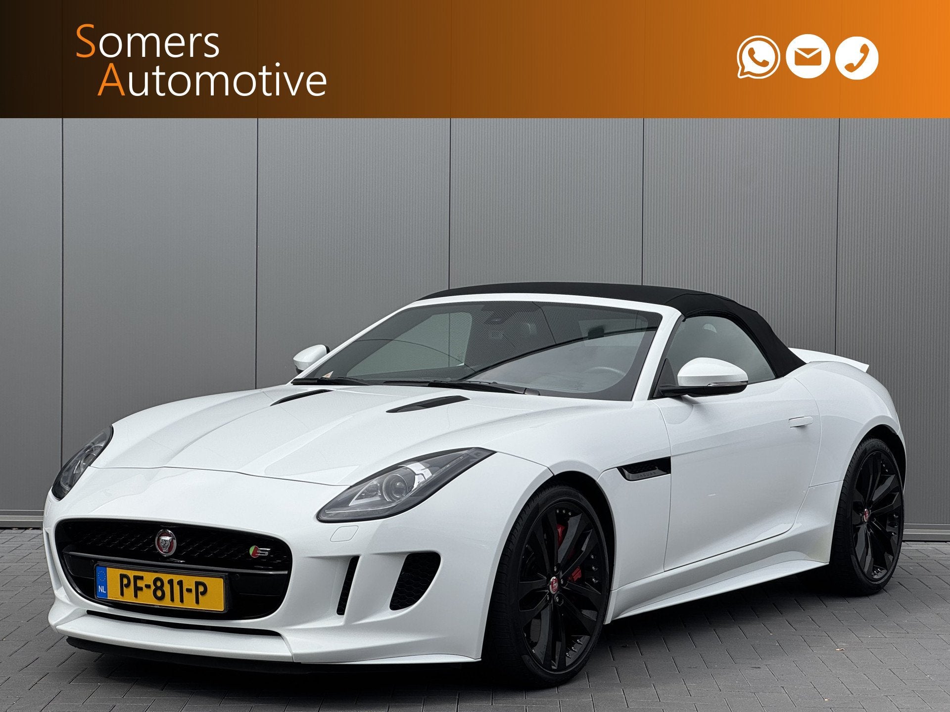 Jaguar F-Type 5.0 V8 S Convertible | Meridian Surround | Key, Auto's, Automaat, Euro 5, Achterwielaandrijving, 8 cilinders