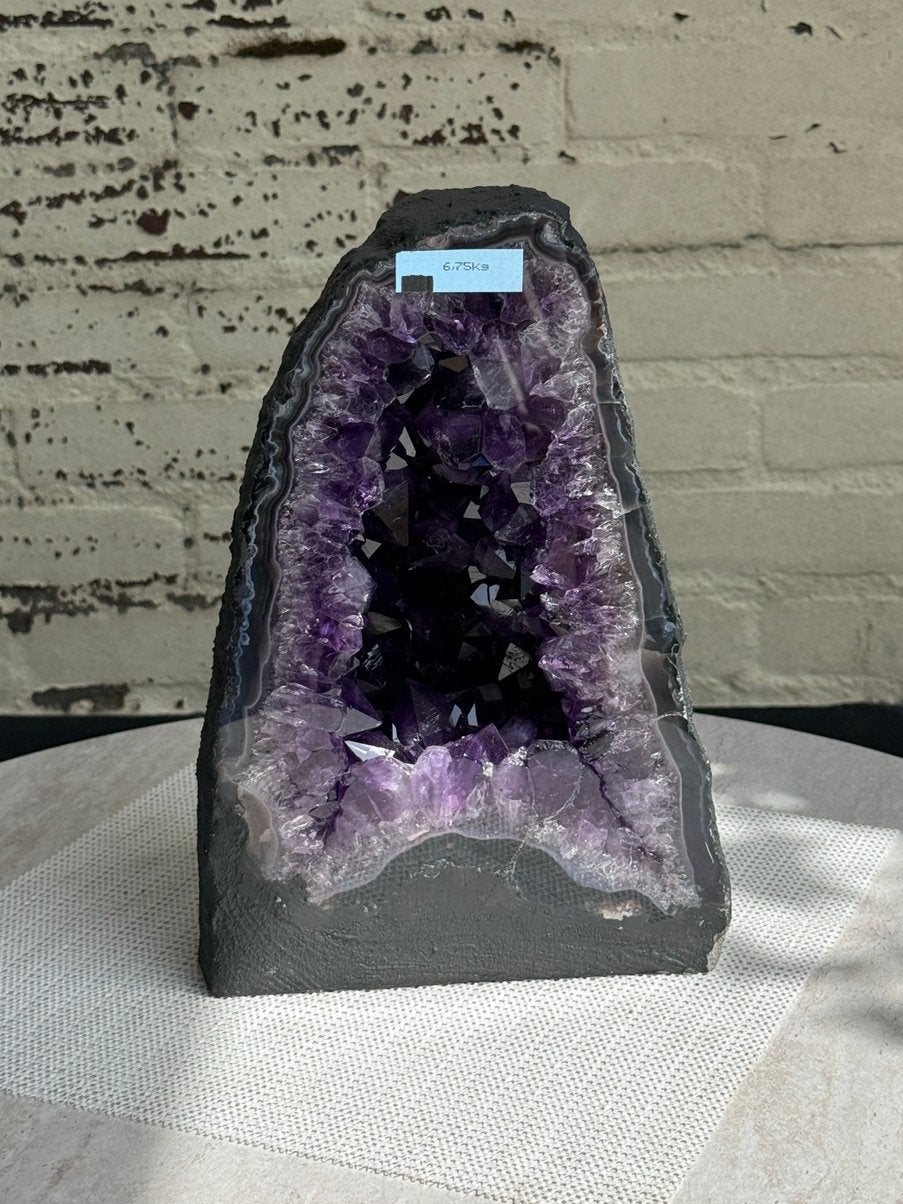 Amethist geode, Ophalen of Verzenden