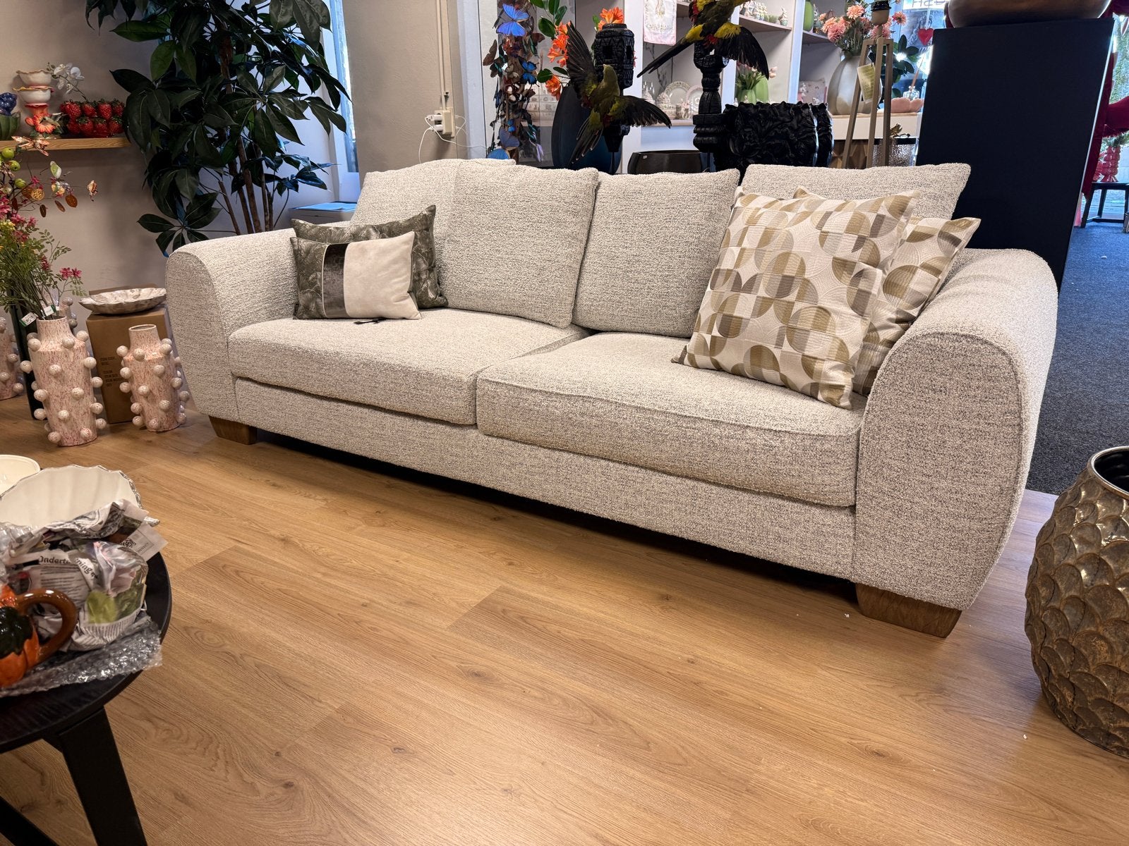 Showmodel Passe Partout Belini bank nieuw !! Incl kussens, Huis en Inrichting, Ophalen of Verzenden, Nieuw, Vierpersoons of meer