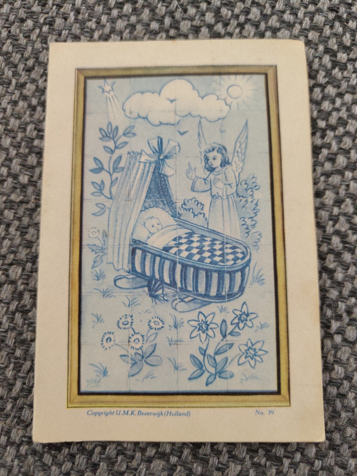 Nicolaas te Vijfhuizen, Ophalen of Verzenden, Voor 1970, Geboortekaartje
