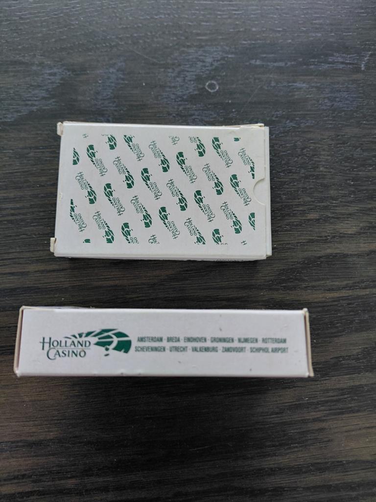 Holland Casino speelkaarten, Ophalen, Gebruikt
