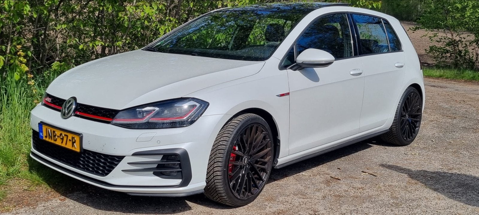 Volkswagen Golf  2.0 TSi GTI 2017, performance *Vaste prijs*, Auto's, Voorwielaandrijving, Stof, 4 cilinders, Wit