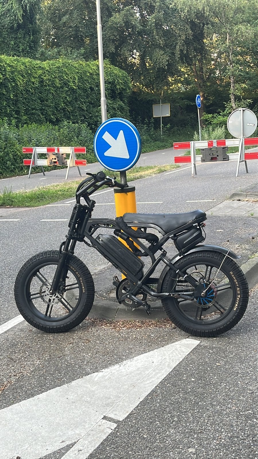 v20 teruil LET OP OMSCHRIJVING, Gebruikt, 59 cm of meer, 30 tot 50 km per accu, Ophalen
