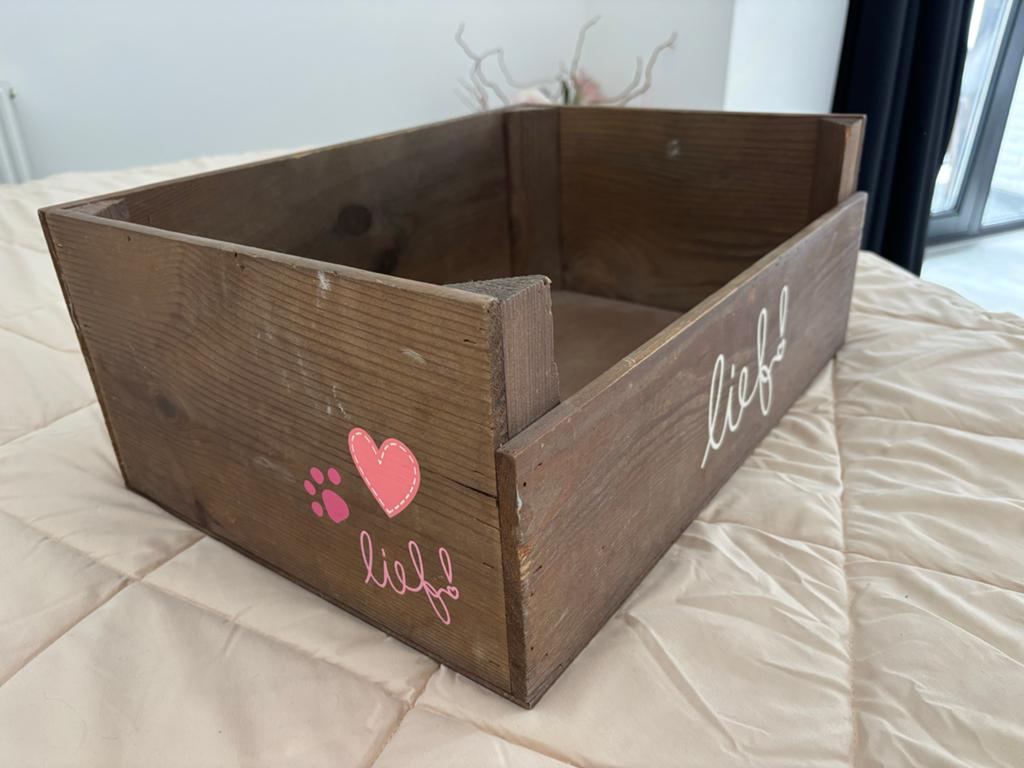 Houten honden mand merk Lief, Dieren en Toebehoren, Hondenmanden, Ophalen of Verzenden, Overige
