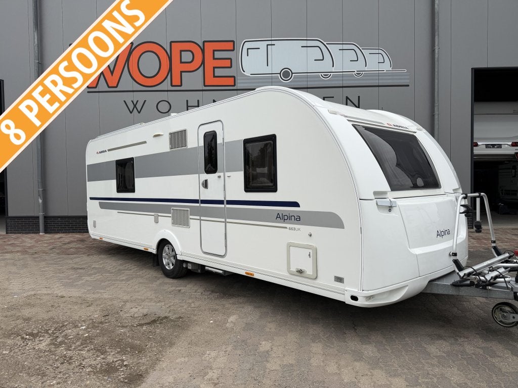 Adria Alpina 663 UK 8 PERSOONS MET MOVER, Rondzit, Overige typen, Schokbreker, Bedrijf