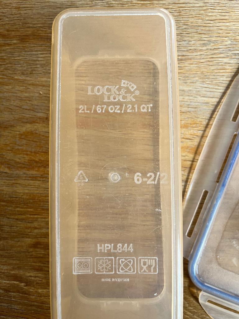 Lock & Lock bak 2L, Ophalen, Kunststof, Overige merken, Overige typen