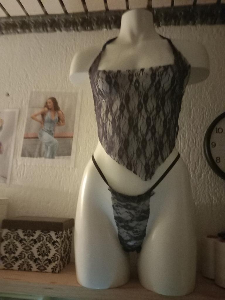Lingerie setje kant, Kleding | Dames, Ophalen of Verzenden, Grijs, Setje