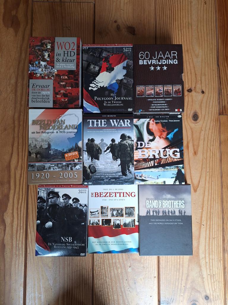 DVD Boxen WOI & WOII - €2,50 per stuk of in 1 koop €25, Verzamelen, Ophalen of Verzenden, Nederland, Overige typen