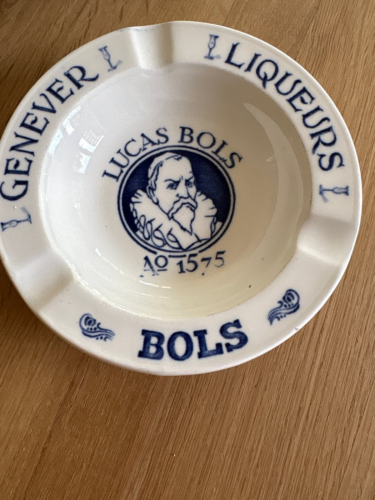 Lucas Bols asbak van Royal Sphinx Maastricht - Klein chipje, Ophalen of Verzenden