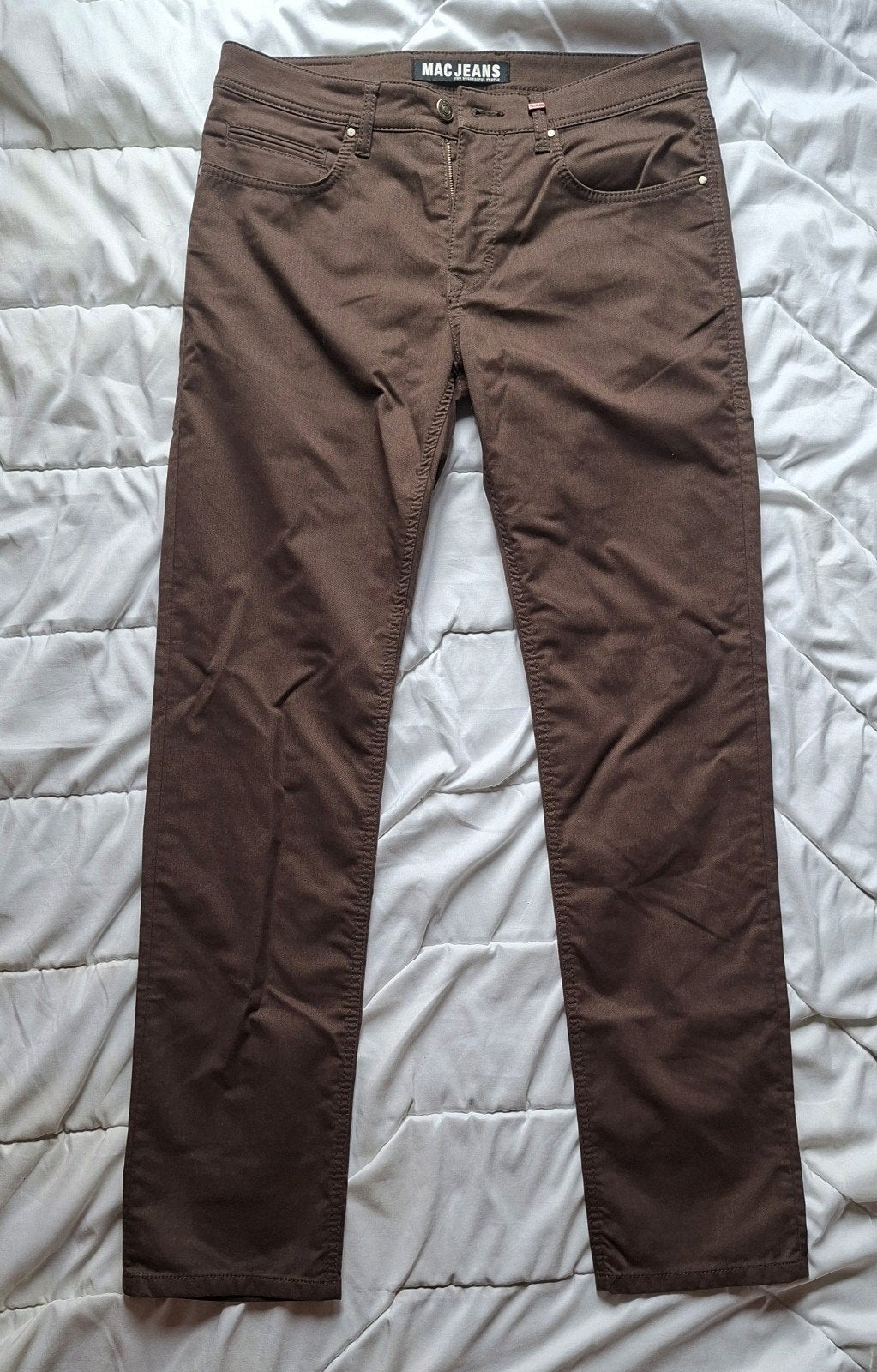 MAC Jeans Bruine spijkerbroek, Overige kleuren, Ophalen of Verzenden, Zo goed als nieuw, W33 - W34 (confectie 48/50)