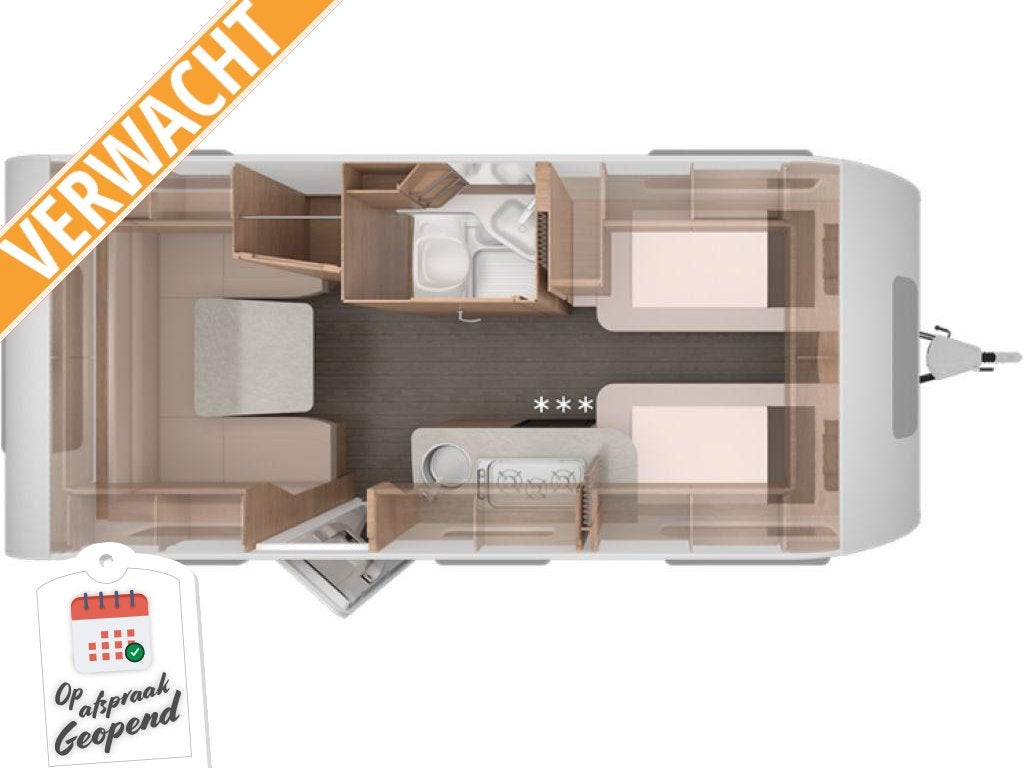 Knaus Sudwind 60 Years 500 EU Incl. Mover en Luifel, Caravans en Kamperen, Caravans, Rondzit, Bedrijf, Schokbreker, Knaus