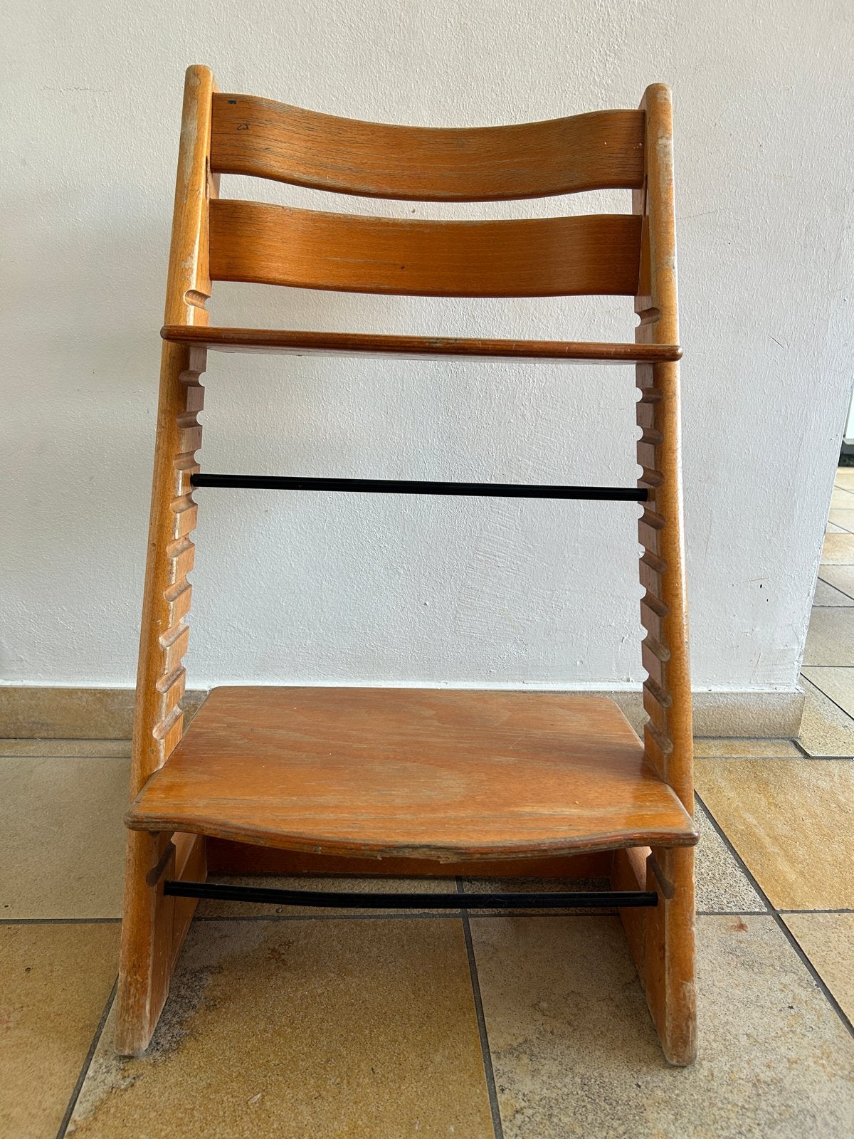 Stokke Tripp Trapp meegroeistoel - een opknappertje, Ophalen, Gebruikt, Meegroeistoel, Aanschuifbaar