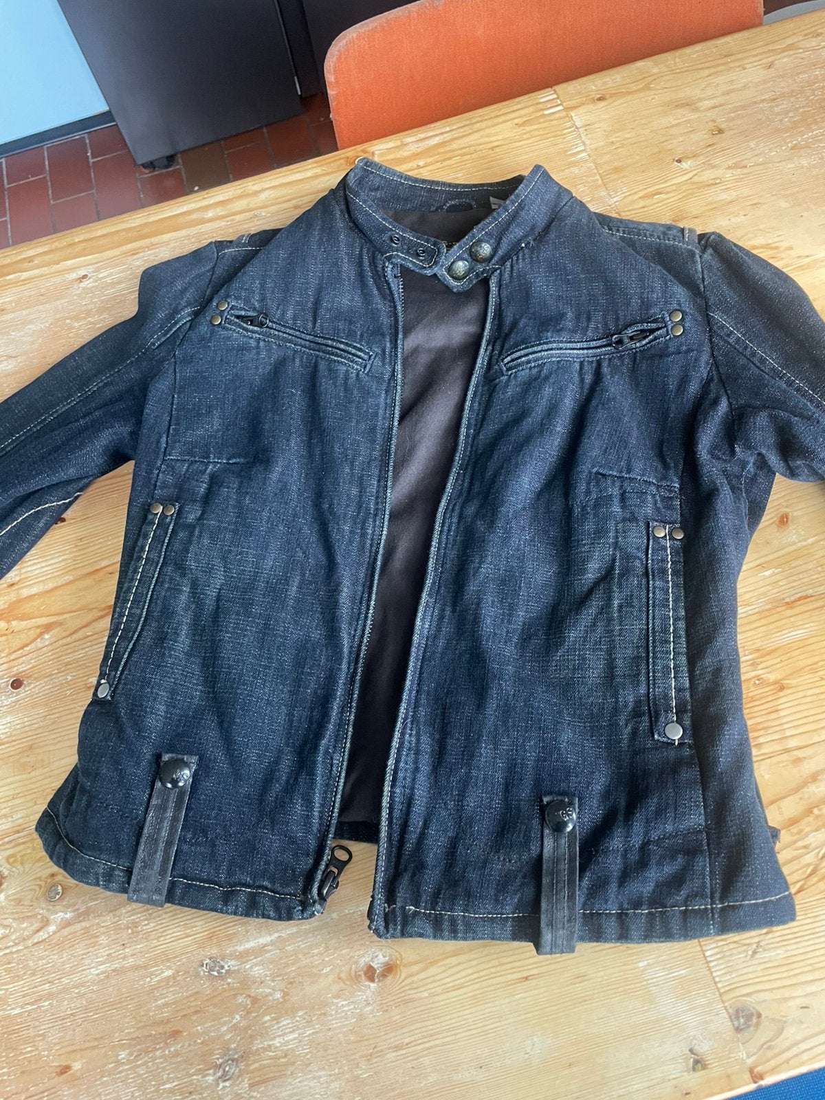 G-Star RAW spijkerjasje maat S in goede staat., Ophalen of Verzenden, Zo goed als nieuw, Maat 36 (S), Blauw