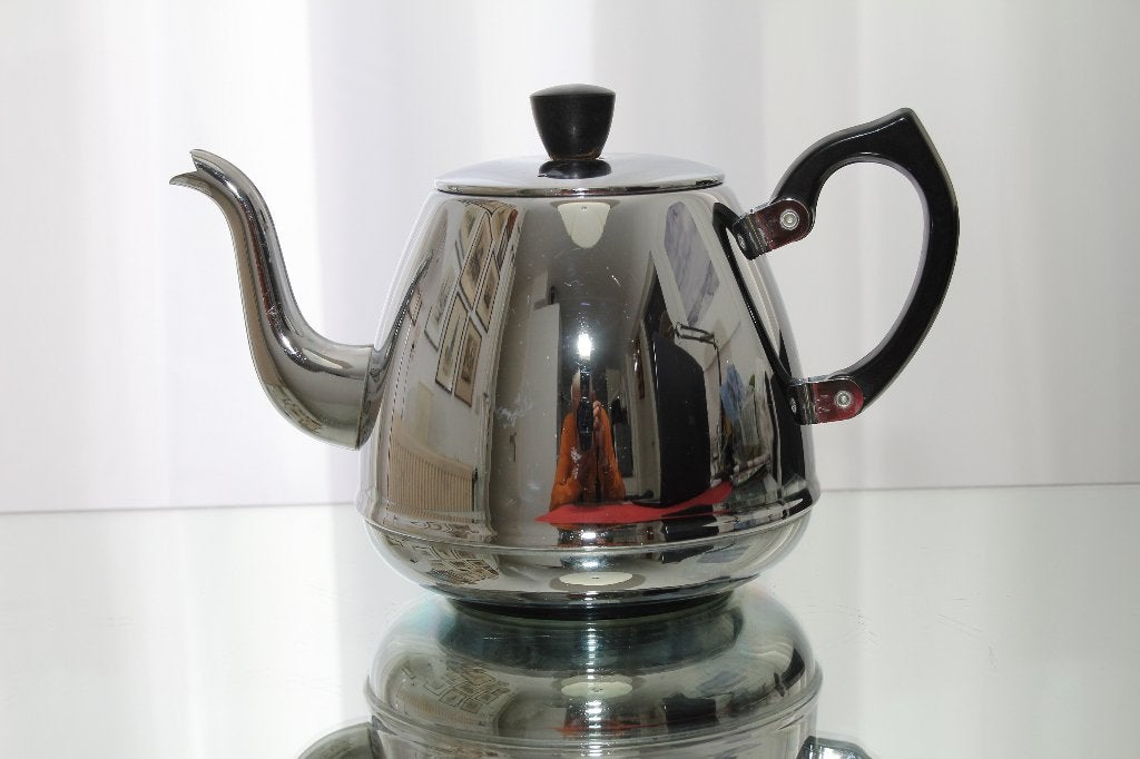 Bredemeijer theepot inhoud ca 1800 cl, Ophalen, Zo goed als nieuw