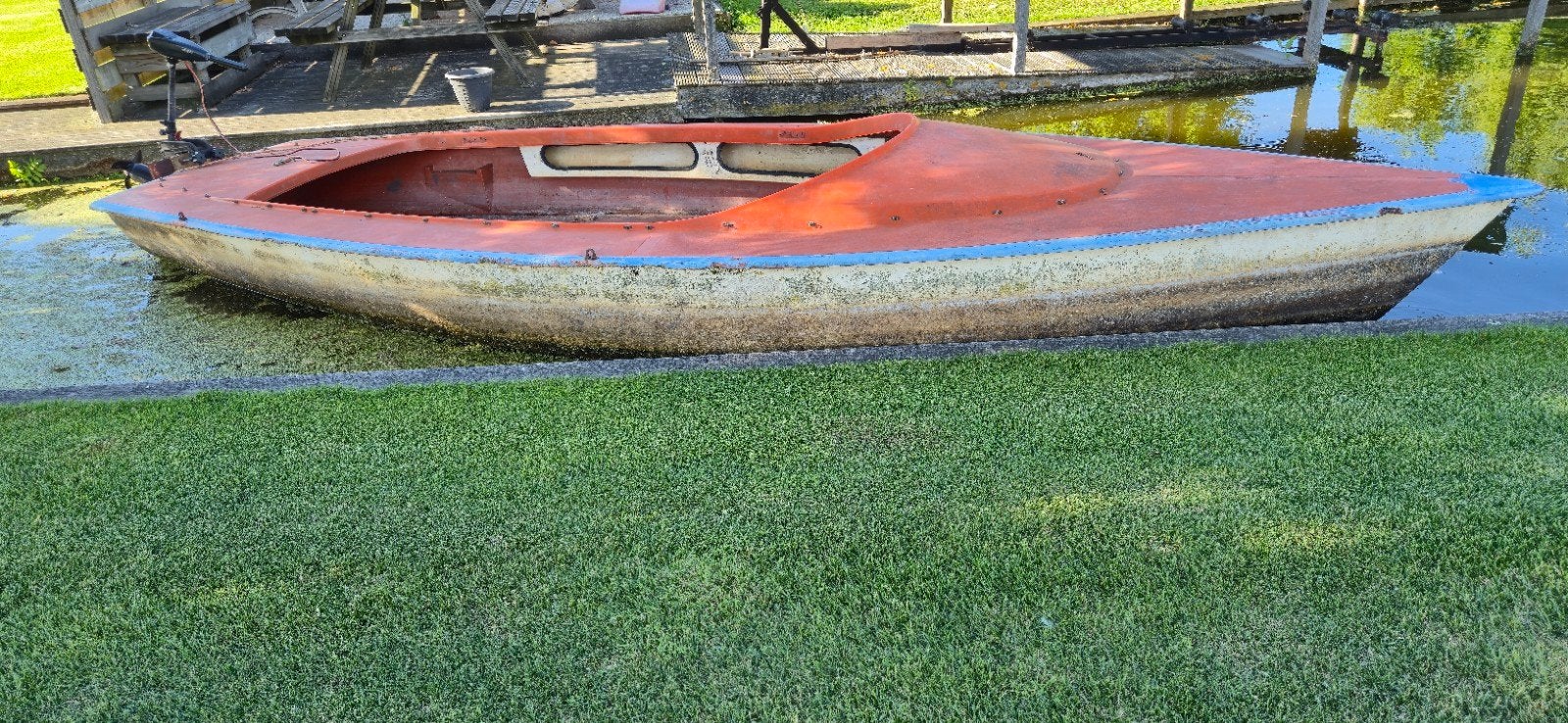 Mooie polyester boot, Watersport en Boten, Ophalen, Gebruikt, Eén persoon, Overige typen