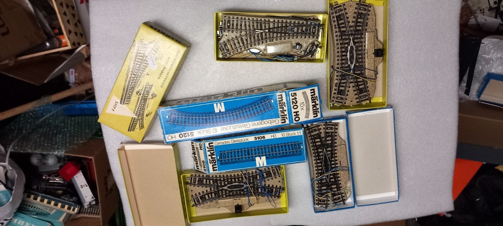 Te koop grote partij marklin m rails en wissels ho Wisselstr, Hobby en Vrije tijd, Wisselstroom, Gebruikt, Rails, Ophalen of Verzenden