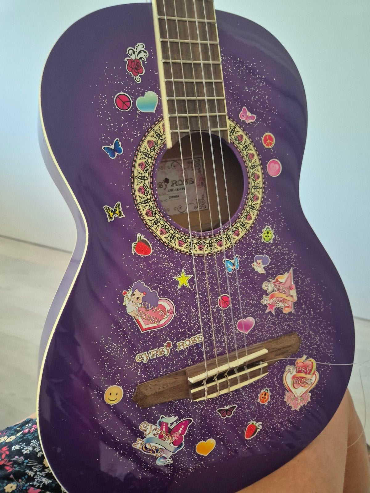 Gypsy Rose gitaar - Ideaal instapmodel voor gitaarles, Ophalen, Gebruikt, Klassieke of Spaanse gitaar, Met koffer