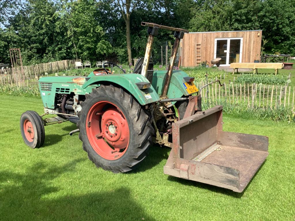 Deutz D4006 met grondbak en kenteken, Ophalen, Gebruikt, Tot 80 Pk, Deutz - Fahr