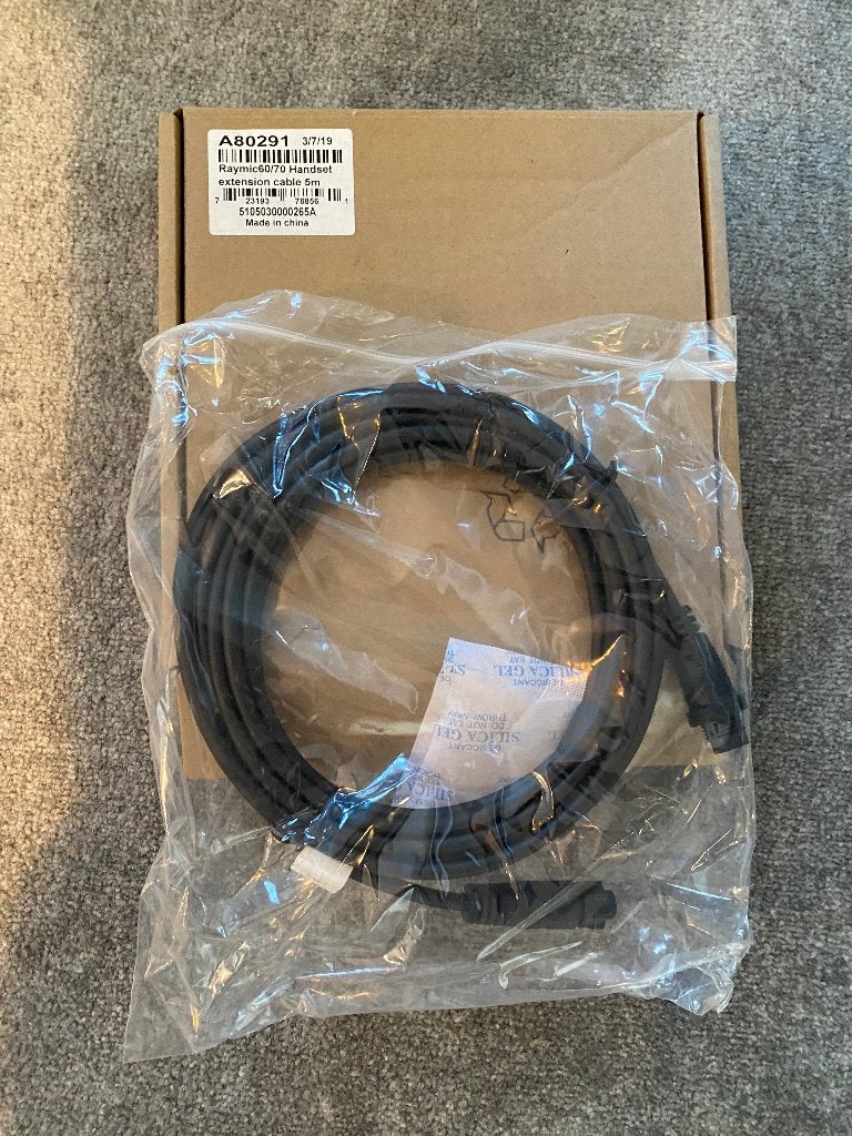 Nieuwe Raymarine Raymic 5m verlengkabel A80291, Communicatie, Raymarine, Nieuw, Ophalen of Verzenden