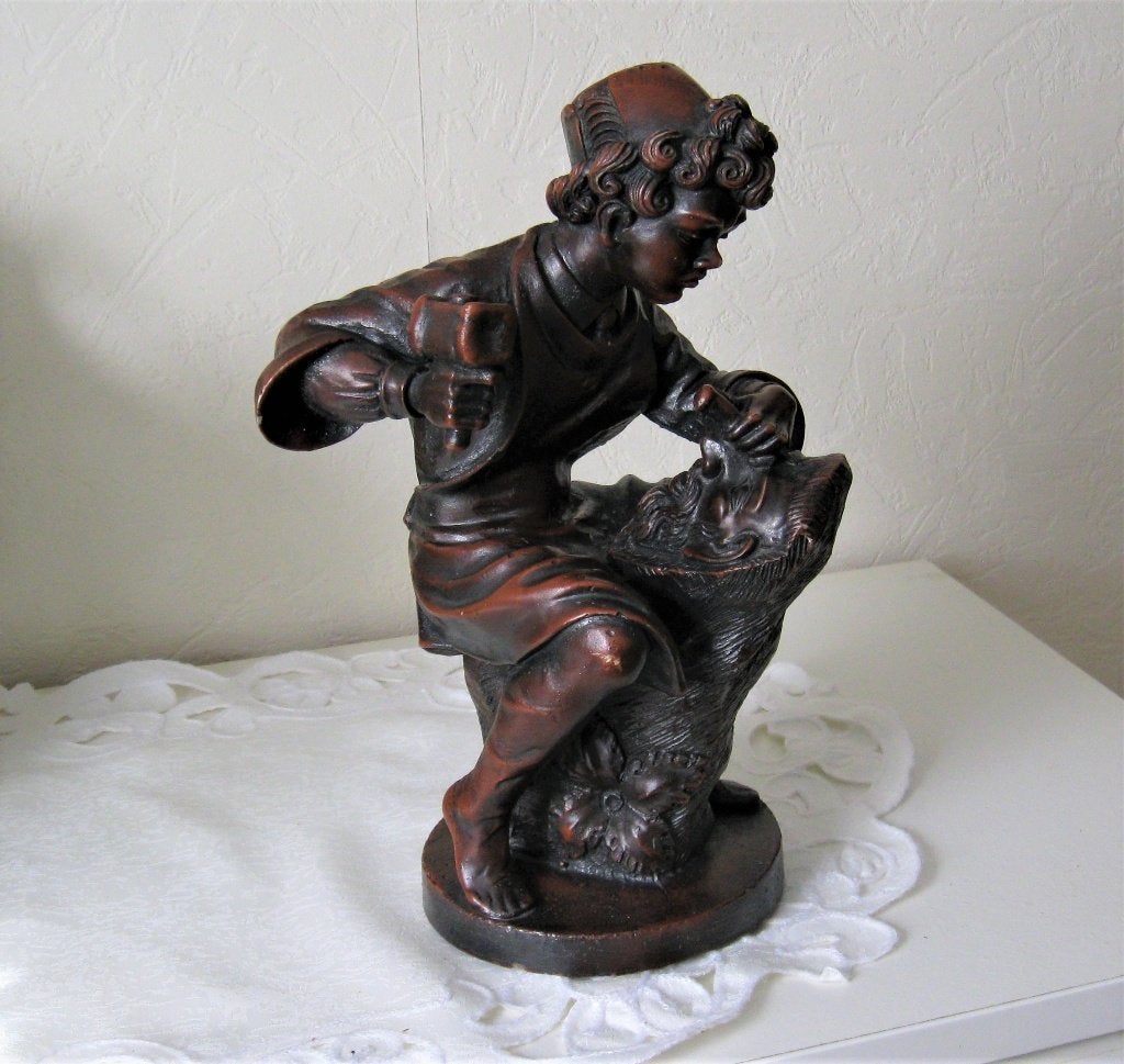 beeld, Antiek en Kunst, Ophalen, Kunststof, Handgemaakt, 20 - 50 cm