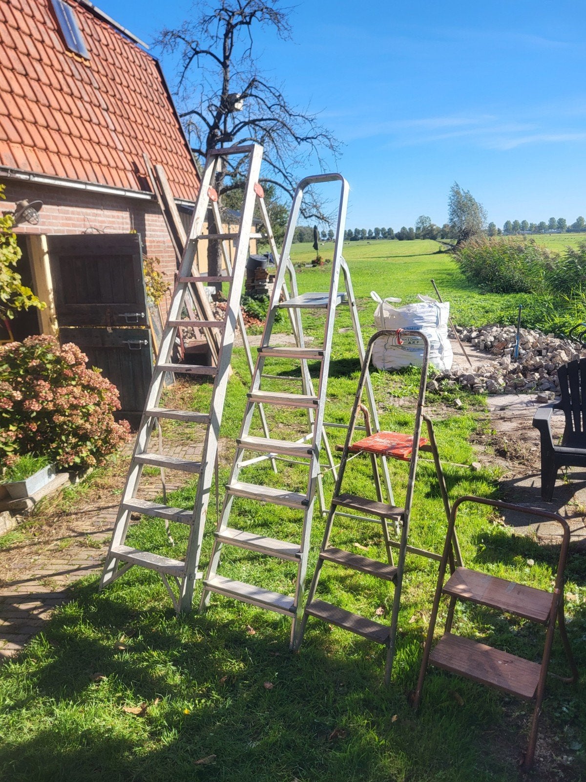 diverse trappen huishoudtrap keukentrap, Ophalen, Gebruikt, Trap, Minder dan 2 meter