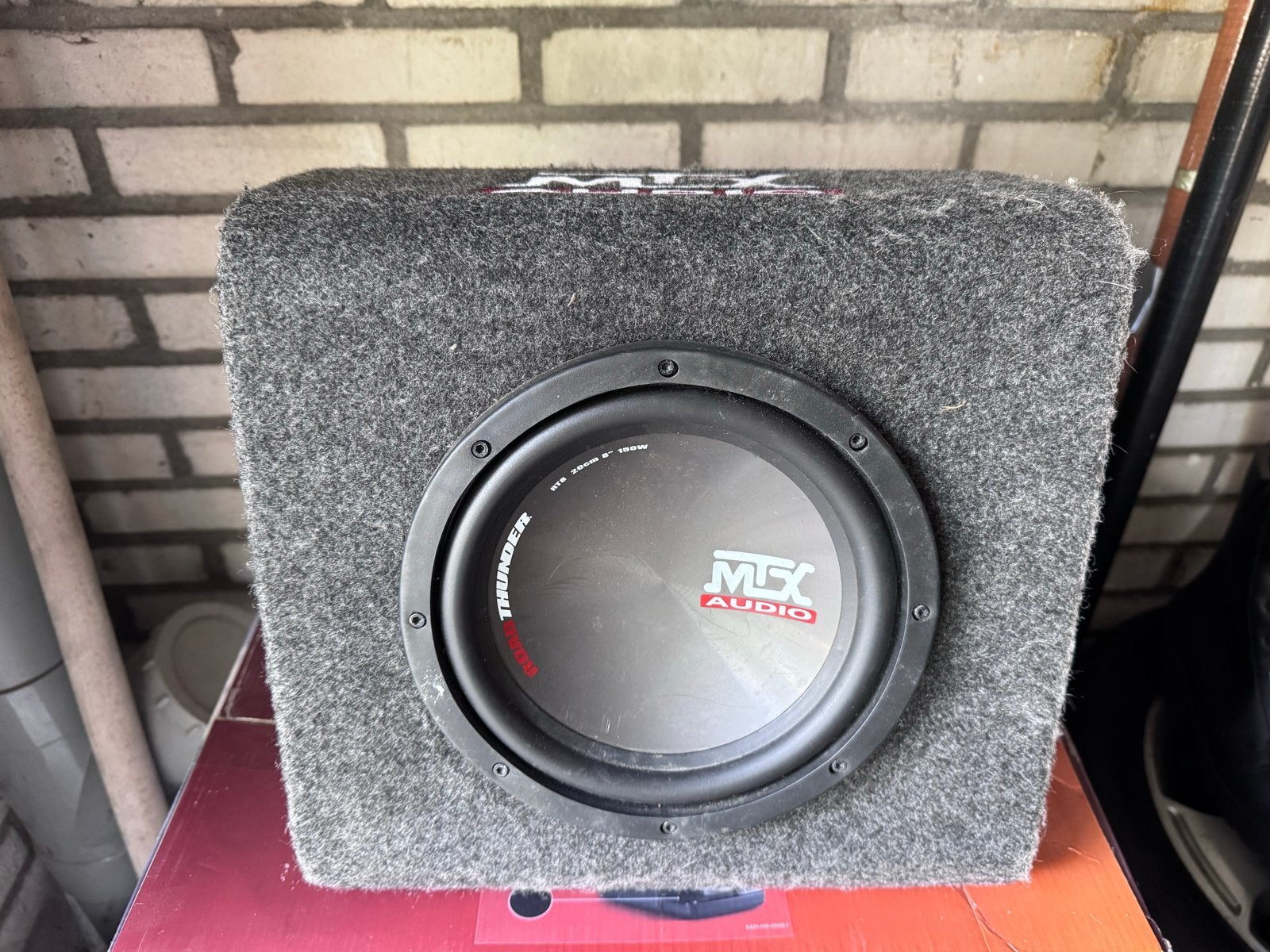 MTX Audio RTP8 Subwoofer - Perfecte staat, Ophalen, Zo goed als nieuw