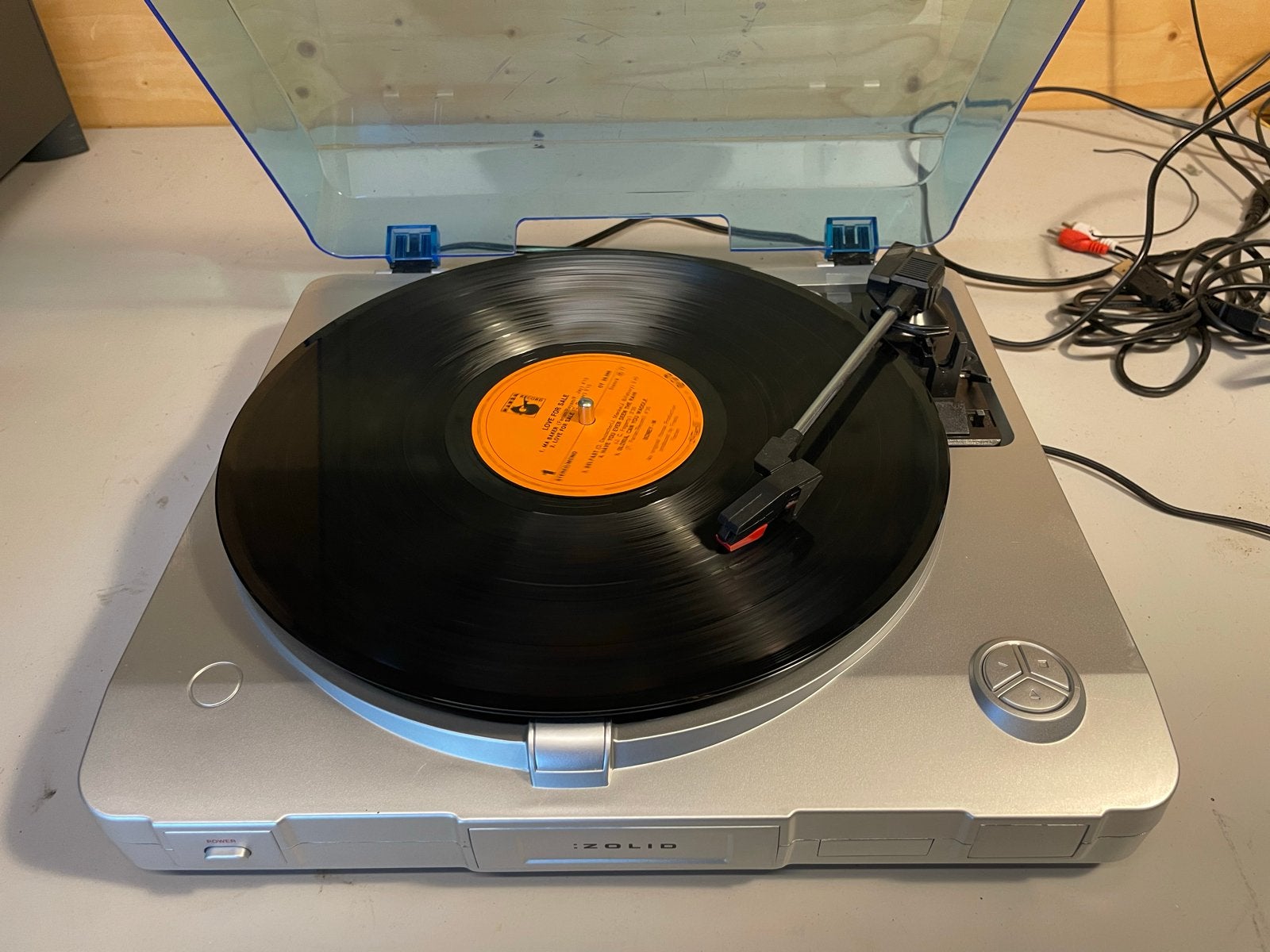 Zolid Platenspeler met USB-aansluiting en 3 snelheden, Overige merken, Gebruikt, Ophalen of Verzenden, USB-aansluiting