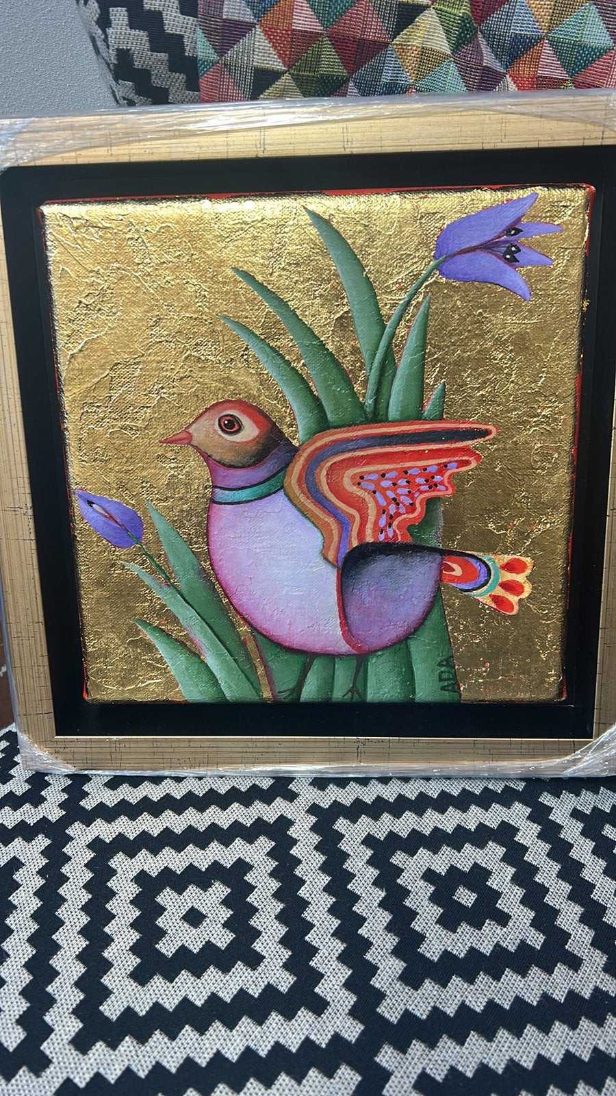 Ada Breedveld schilderij “birdy”, Ophalen of Verzenden