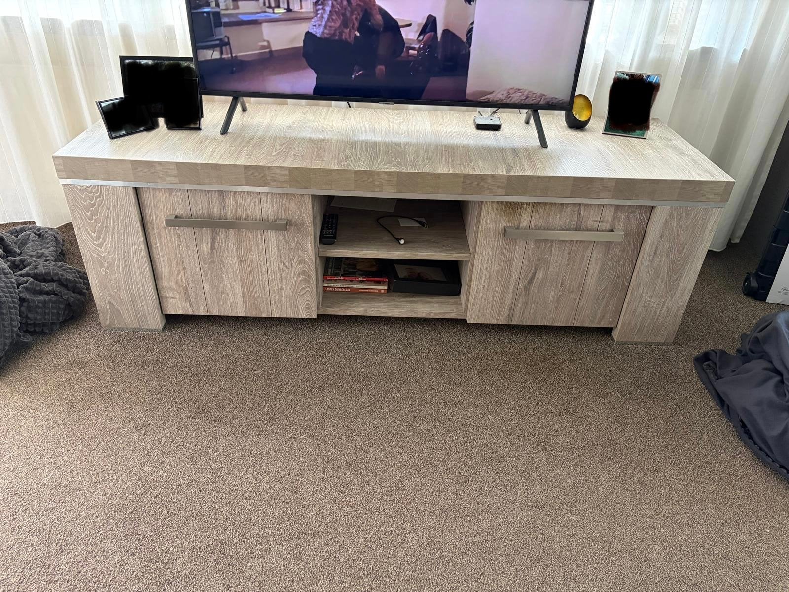 TV-Kast Casino Lamulux, Ophalen, 150 tot 200 cm, Zo goed als nieuw, Overige houtsoorten