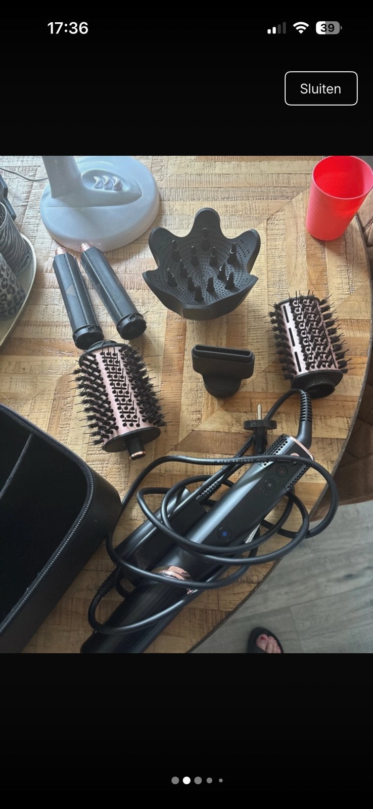 Sharp, Ophalen of Verzenden, Zo goed als nieuw, Föhn of Haardroger
