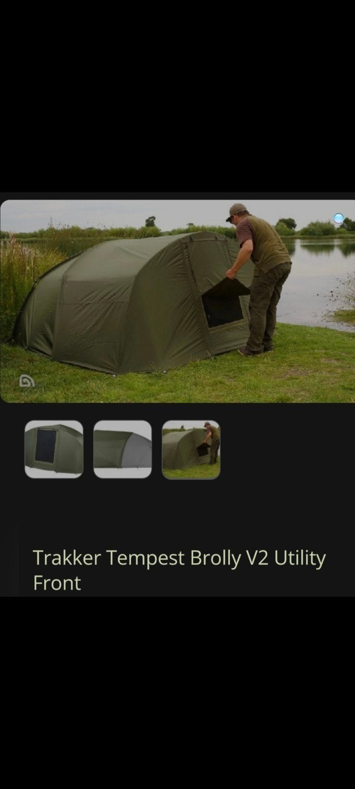 Trakker tempest V2 utility front, Watersport en Boten, Hengelsport | Karpervissen, Ophalen of Verzenden, Overige typen