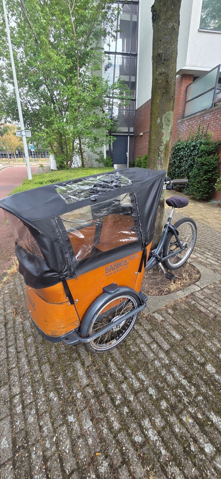 Babboe Curve Bakfiets - goedgekeurd, Fietsen en Brommers, Ophalen, Gebruikt, 4 kinderen of meer