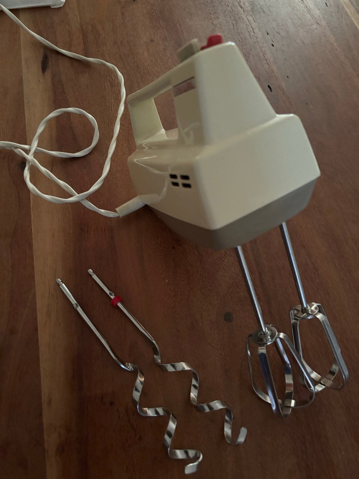 Philips Retro Handmixer HM 3060 - Vintage Design, Ophalen, Gebruikt, 3 snelheden of meer
