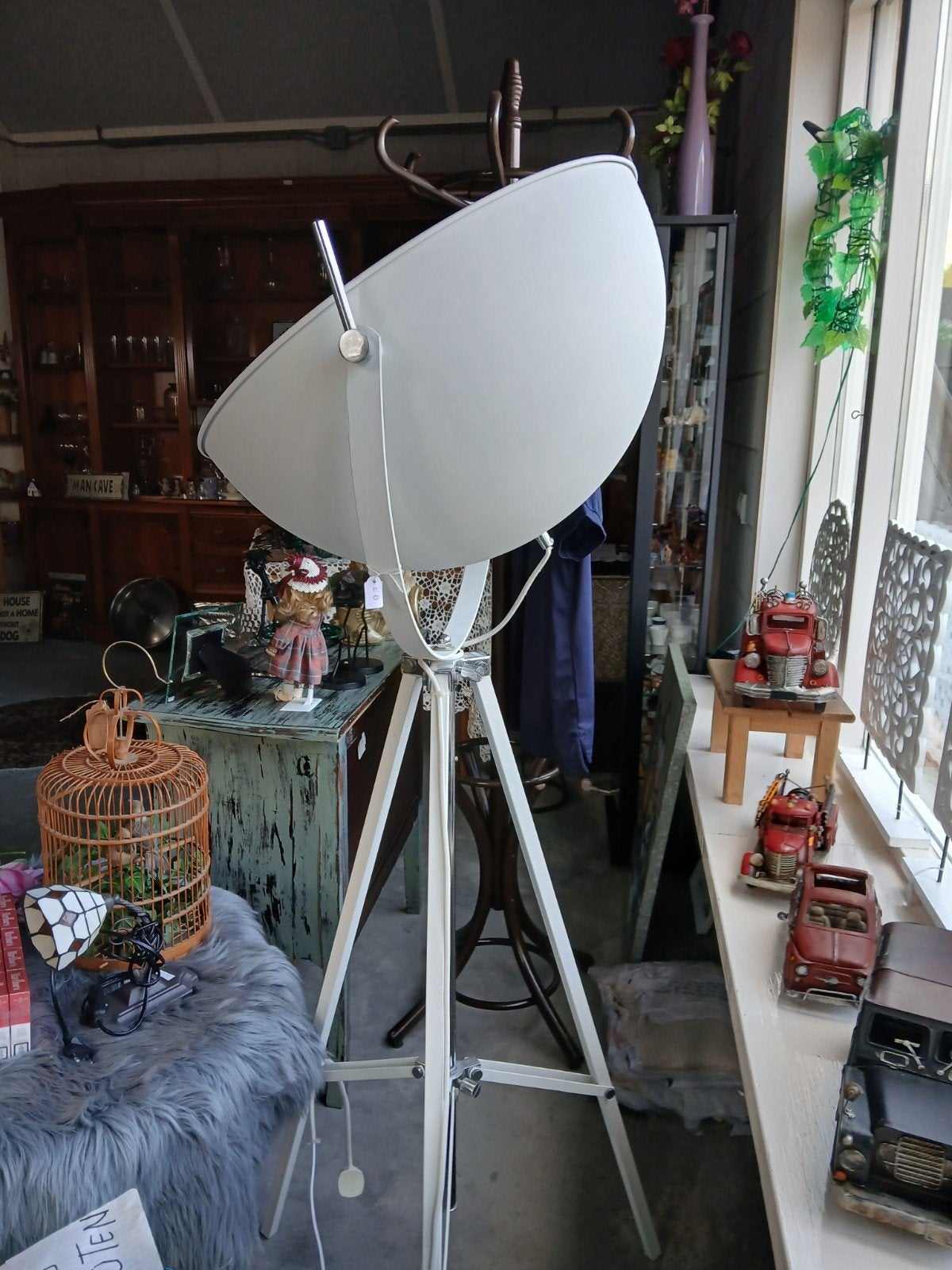 Grote staande lamp  vloerlamp, Ophalen, Gebruikt, Industrieel, Studio, Theater, E27 (groot)