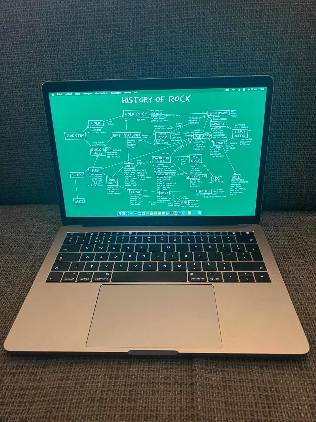 Zgan Macbook Pro 13”, compleet. 16Gb en 256Gb, Computers en Software, MacBook Pro, 256 GB, 2 tot 3 Ghz, Qwerty