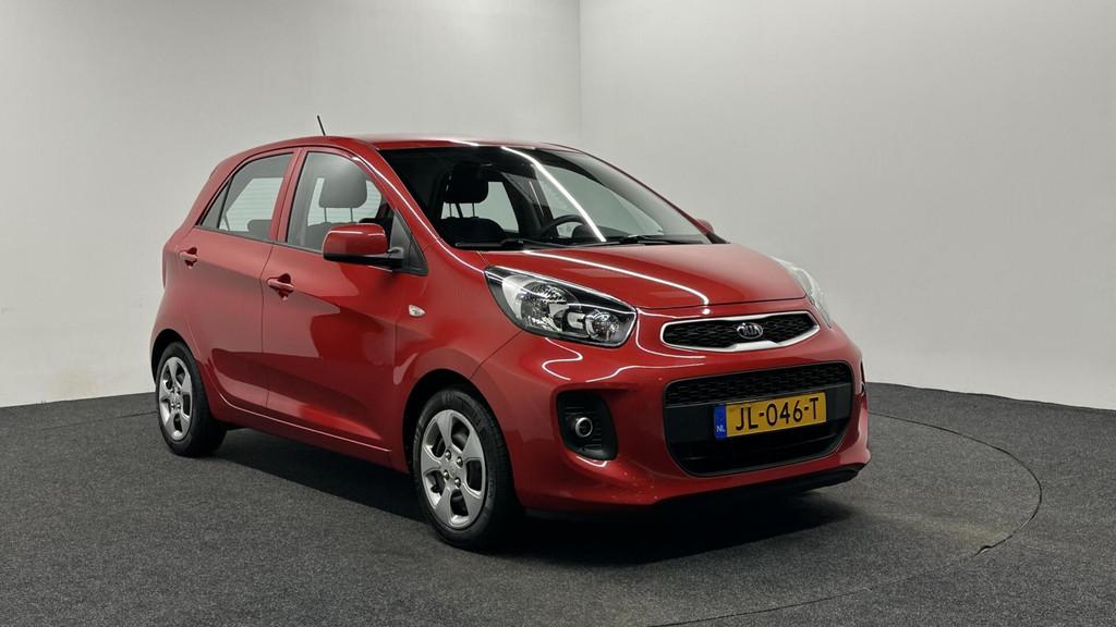 Kia Picanto 1.0 CVVT EconomyPlusLine 5 DEURS AIRCO CRUISE., Auto's, Kia, Stof, Gebruikt, Euro 6, Met garantie (alle)